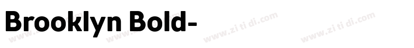 Brooklyn Bold字体转换